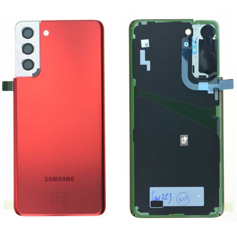 Vitre Arrière Samsung Galaxy S21+ 5G (G996B) Rouge Origine