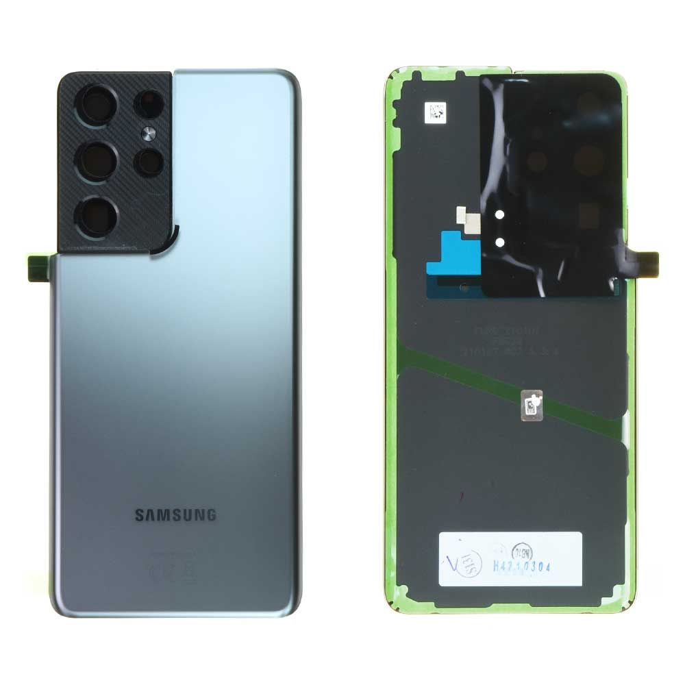 Vitre Arrière Samsung Galaxy S21 Ultra 5G (G998B) Phantom Titanium Origine