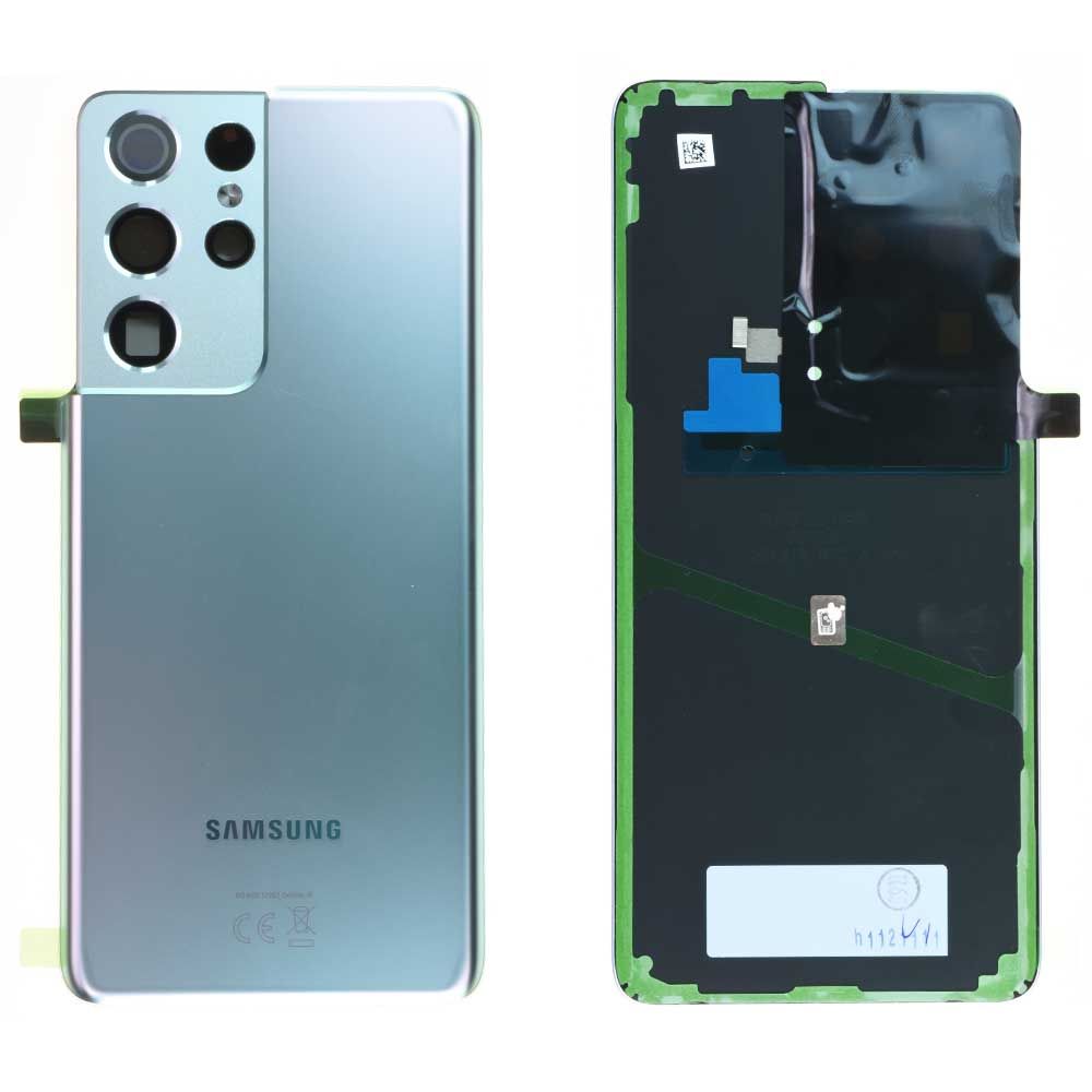 Vitre Arrière Samsung Galaxy S21 Ultra 5G (G998B) Blanc Origine