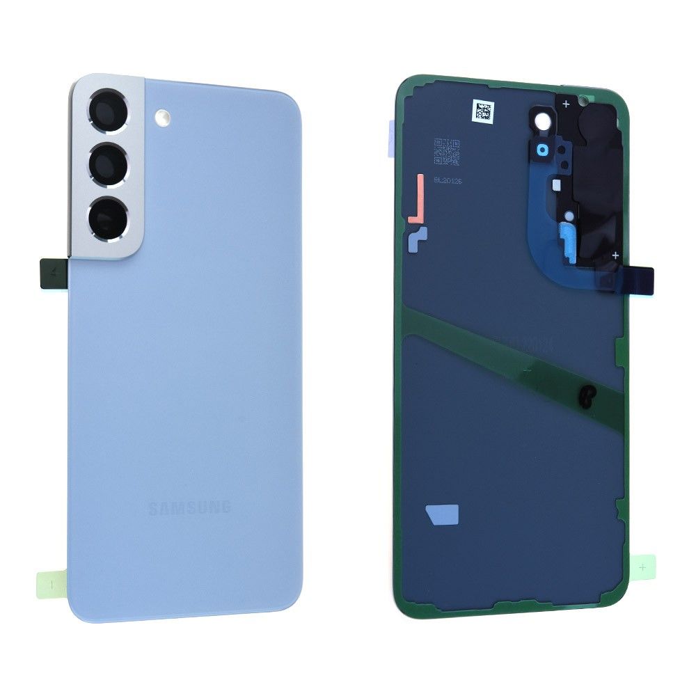 Vitre arrière Samsung Galaxy S22 5G (S901B) Bleu Origine