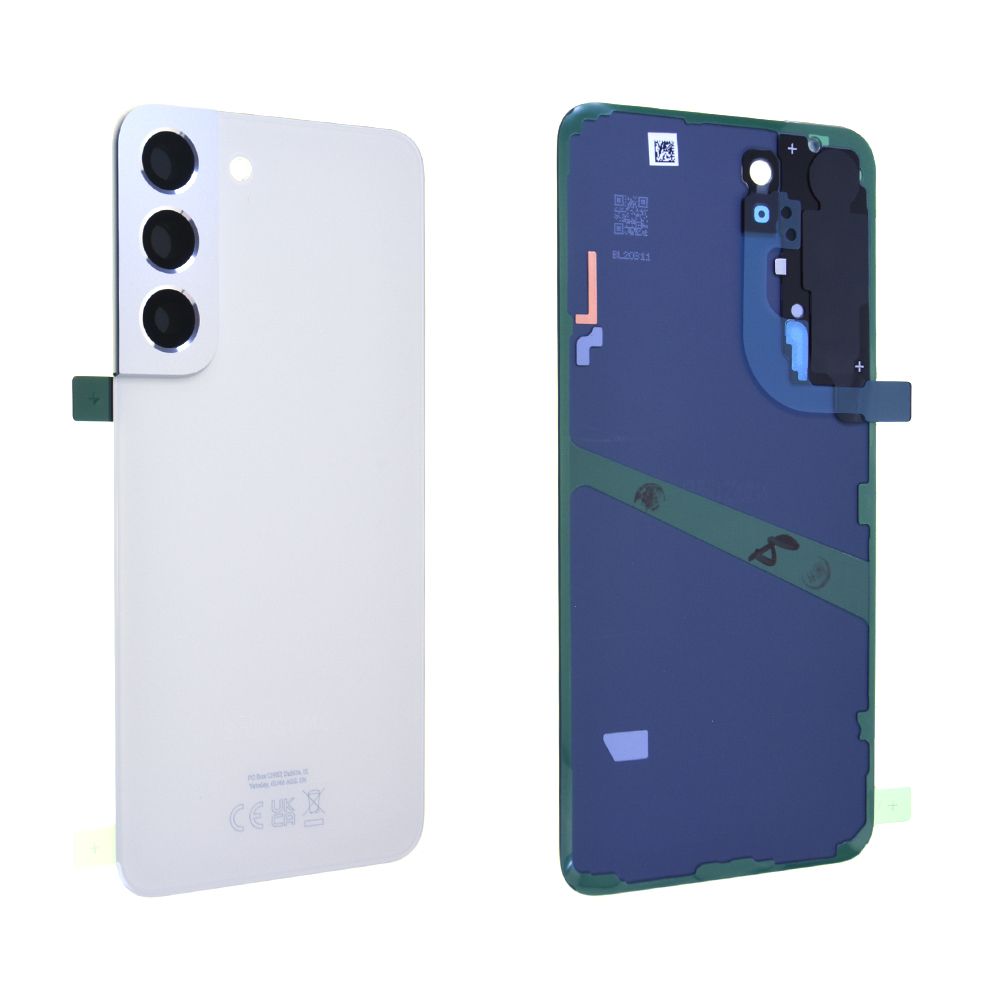 Vitre arrière Samsung Galaxy S22 5G (S901B) Crème Origine