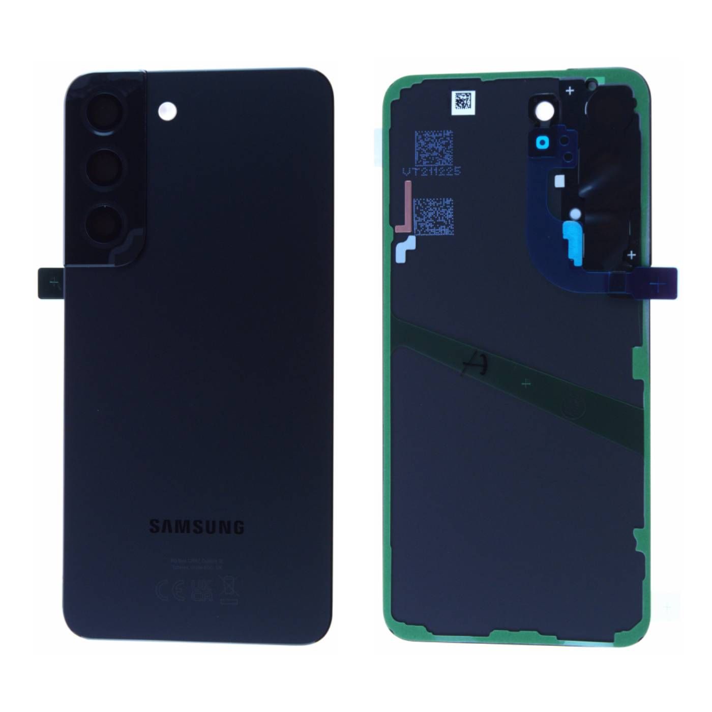Vitre arrière Samsung Galaxy S22 (S901B) Noir Origine