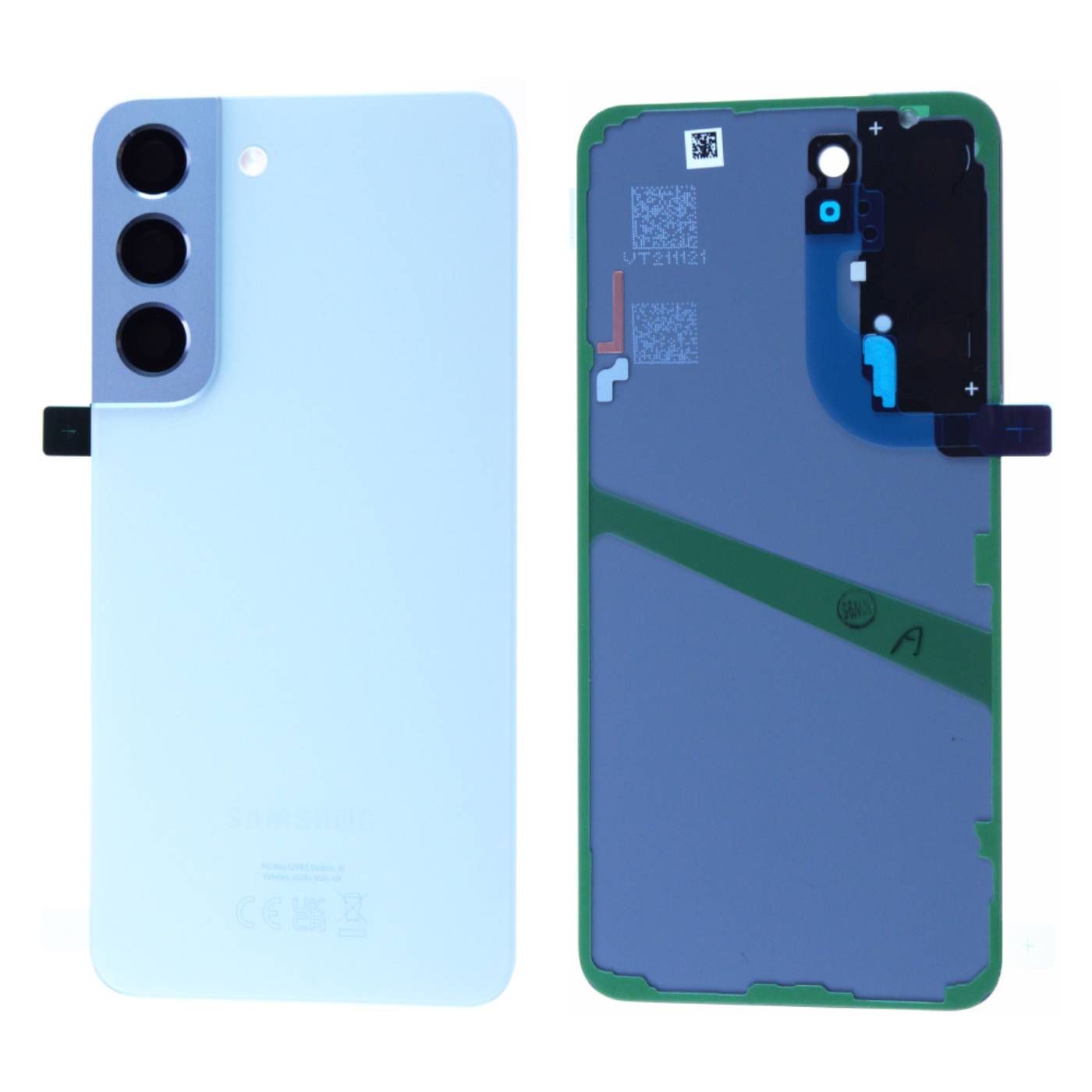 Vitre arrière Samsung Galaxy S22 (S901B) Blanc Origine