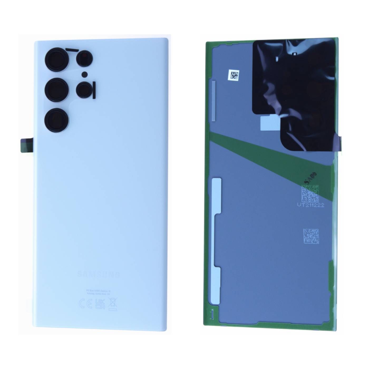 Vitre Arrière Samsung Galaxy S22 Ultra 5G (S908B) Blanc Occasion Grade A