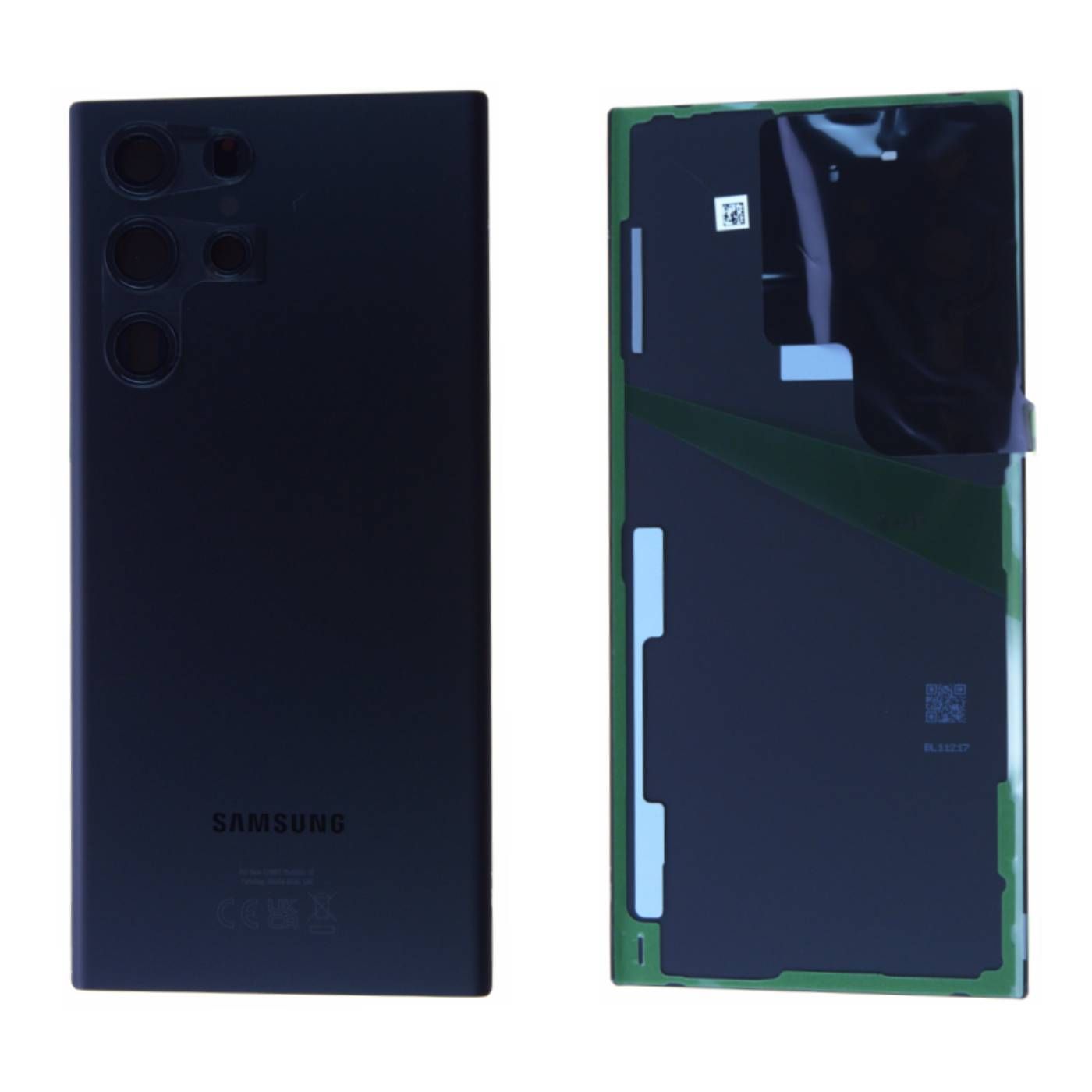 Vitre arrière Samsung Galaxy S22 Ultra (S908B) Noir GH82-27457A Origine