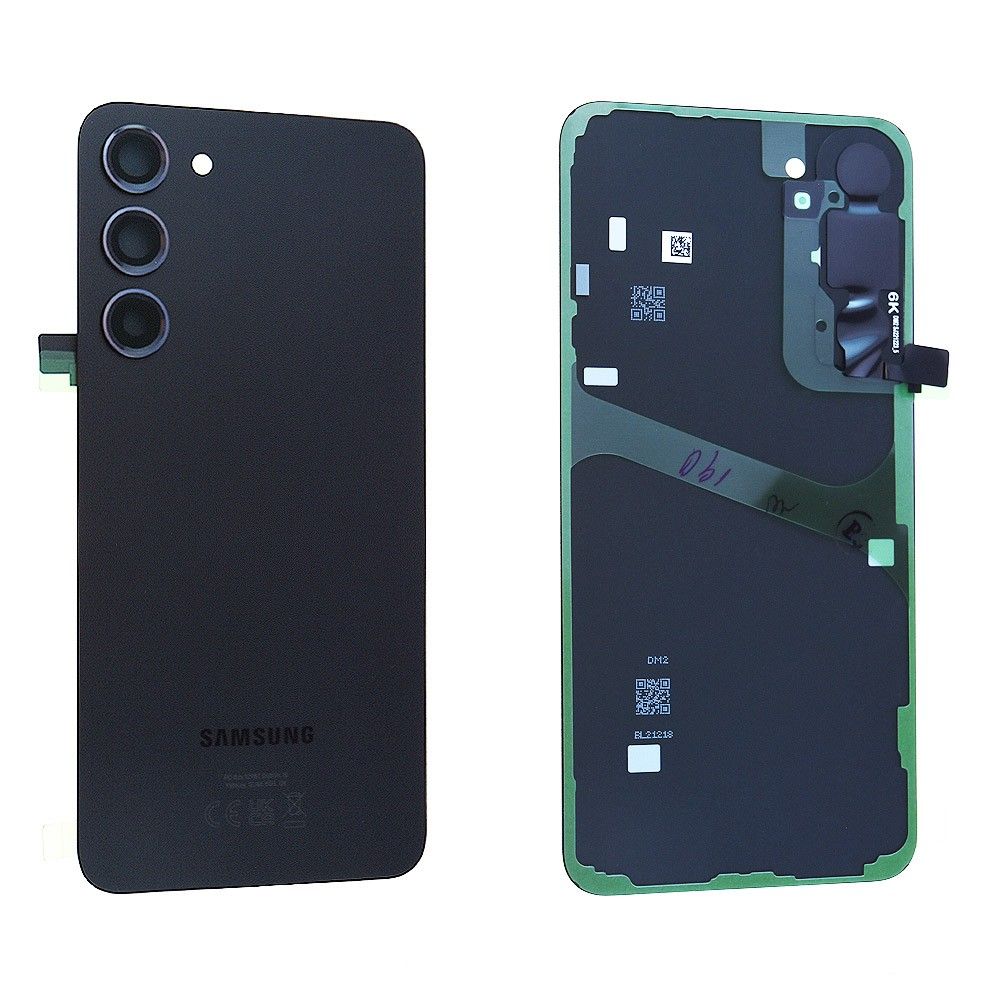 Vitre Arrière Samsung Galaxy S23+ (S916B) Noir Origine