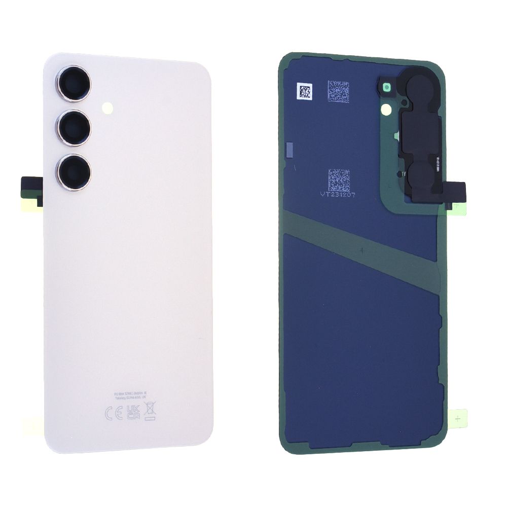 Vitre Arrière Samsung Galaxy S24 (S921B) Jaune Ambre Origine