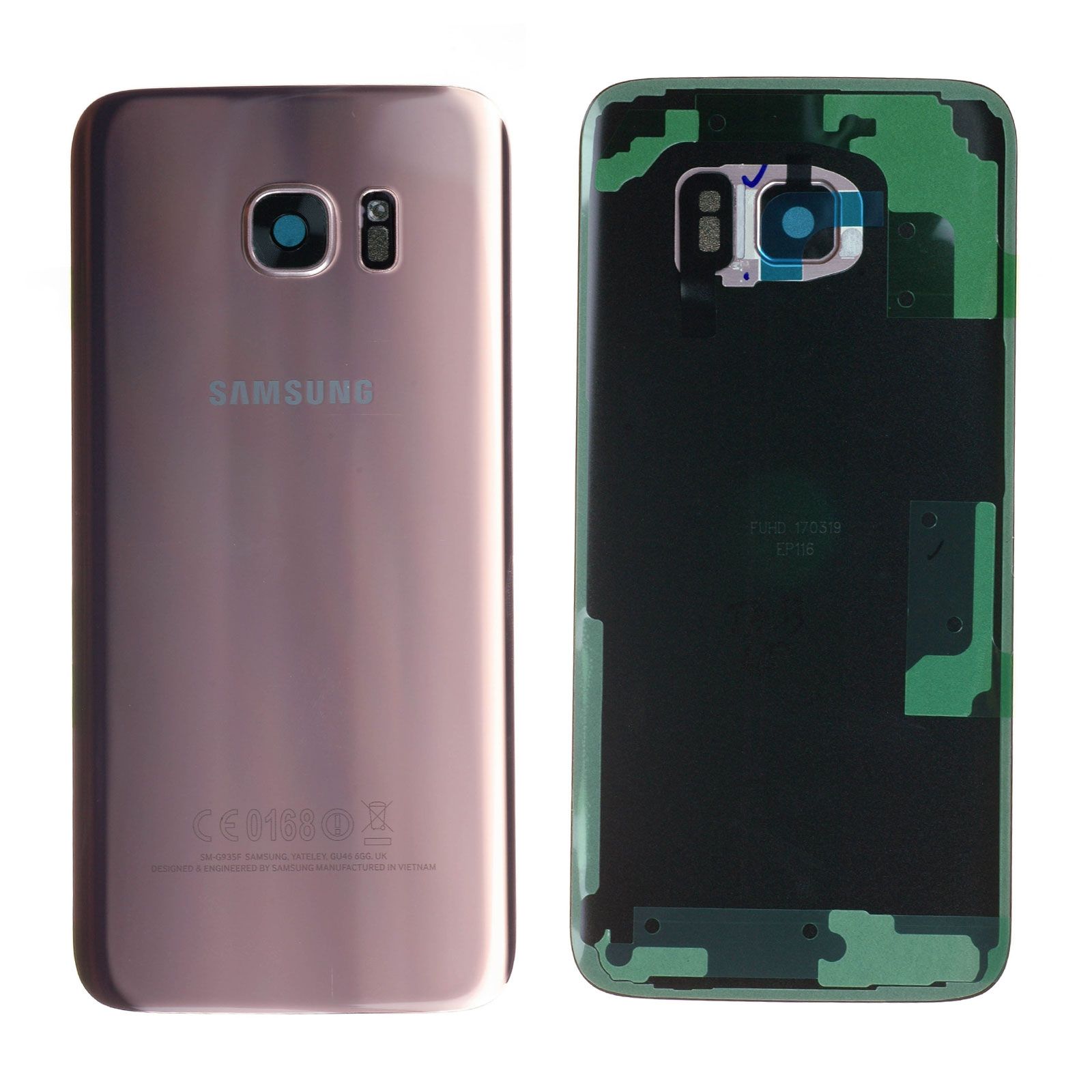 Vitre arrière Samsung Galaxy S7 Edge (G935F) Rose Origine