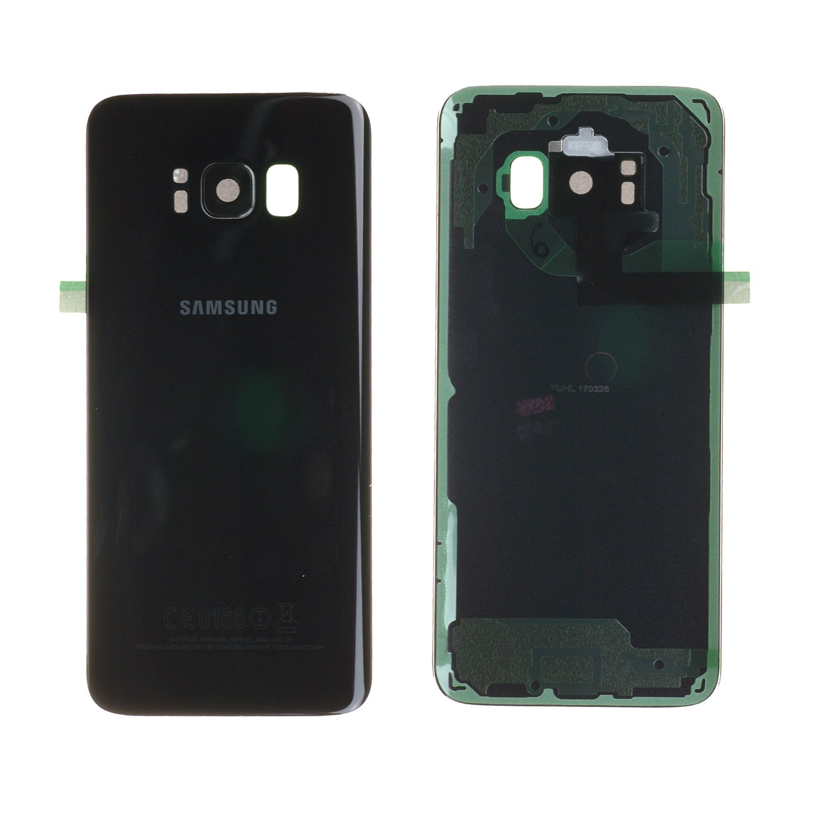 Vitre arrière Samsung Galaxy S8 (G950F) Noir Carbone Origine