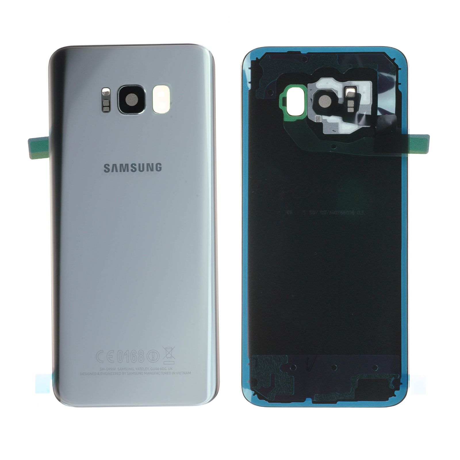 Vitre arrière Samsung Galaxy S8+ (G955F) Argent Polaire Origine