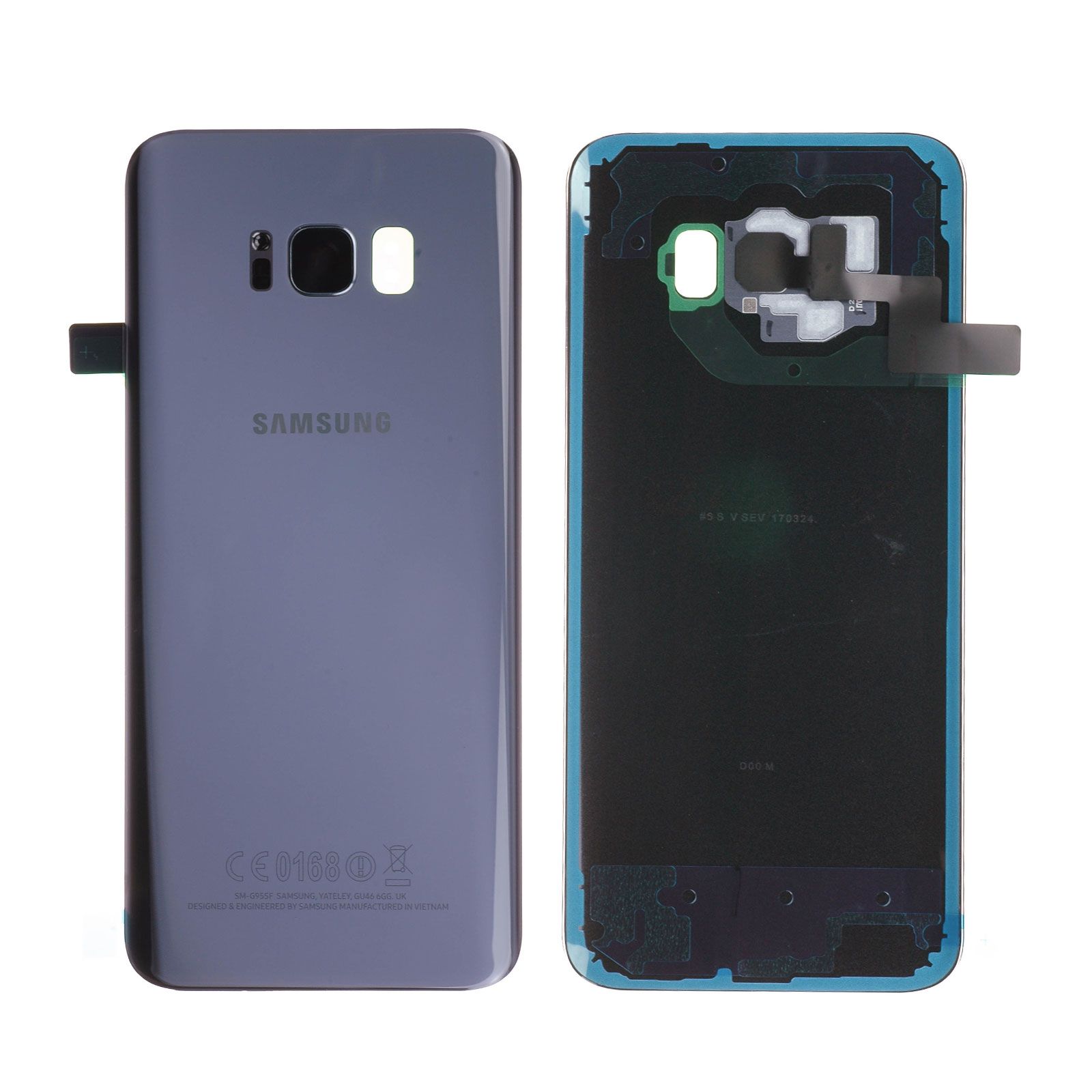 Vitre arrière Samsung Galaxy S8+ (G955F) Orchidée Origine