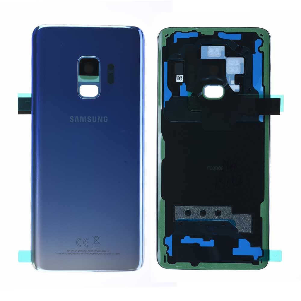 Vitre arrière Samsung Galaxy S9 (G960F) Bleu Polaris Origine
