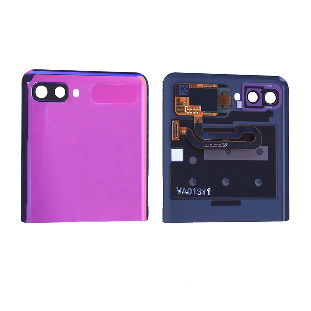 Vitre Arrière Samsung Galaxy Z Flip 4G (F700F) (Haut) Violet Miroir Origine