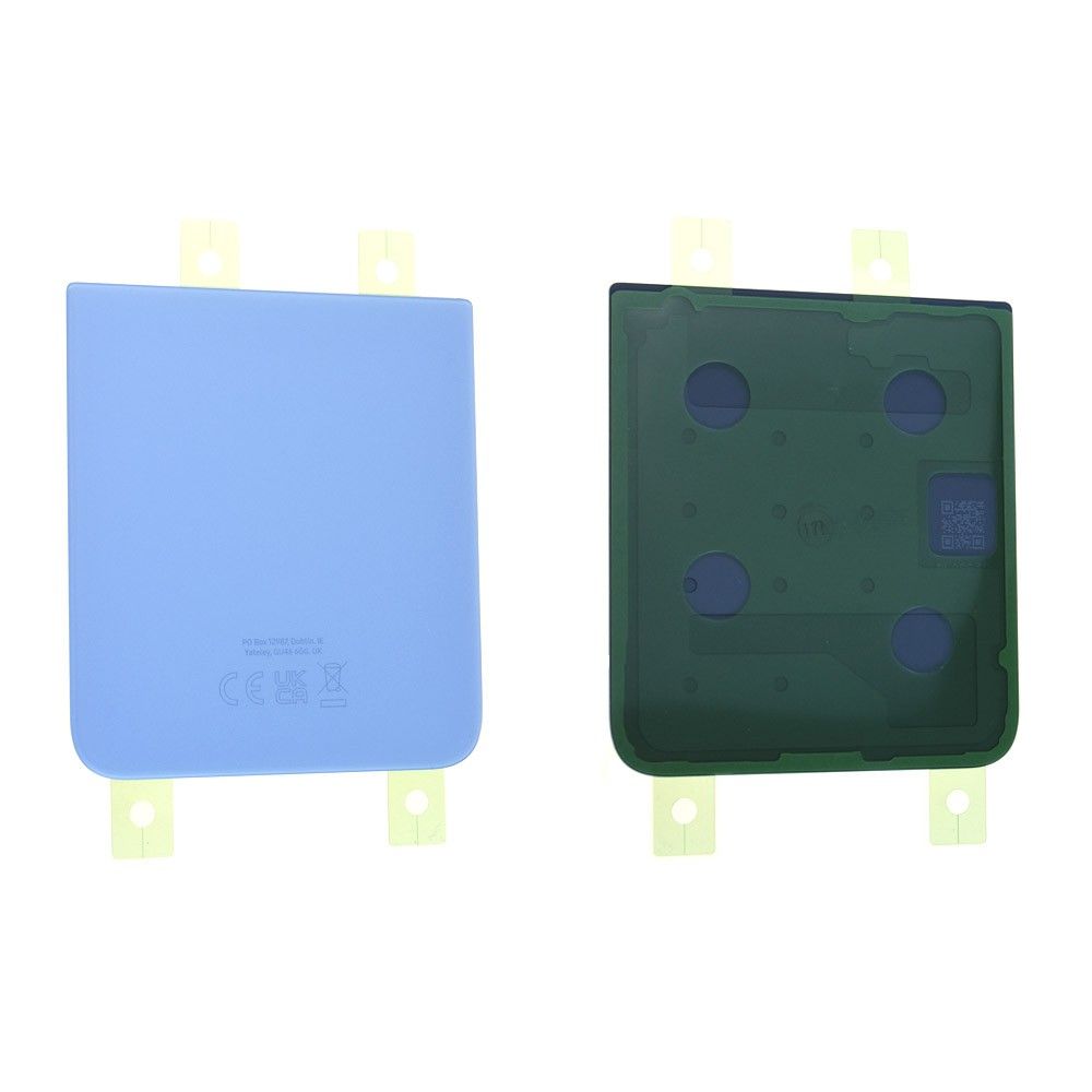 Vitre Arrière Samsung Galaxy Z Flip4 5G (F721B) (Bas) Bleu Origine