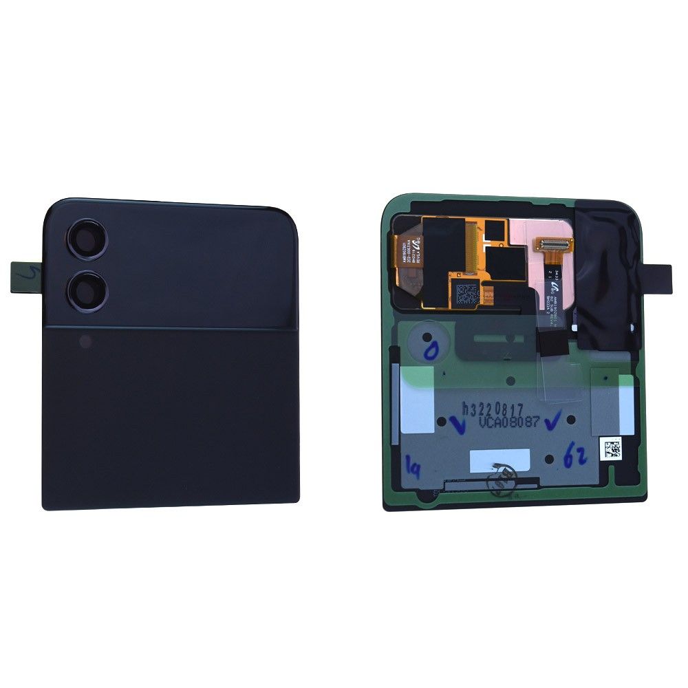 Vitre arrière Samsung Galaxy Z Flip4 5G (F721B) (Haut) Noir Origine