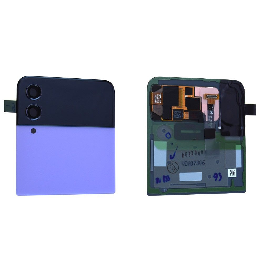 Vitre arrière Samsung Galaxy Z Flip4 5G (F721B) (Haut) Lavande Origine
