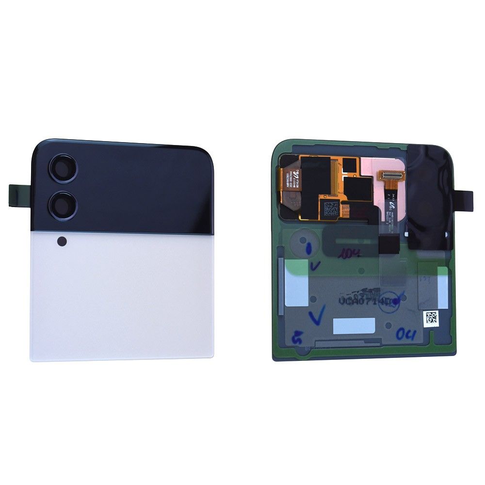 Vitre arrière Samsung Galaxy Z Flip4 5G (F721B) (Haut) Or Rose Origine