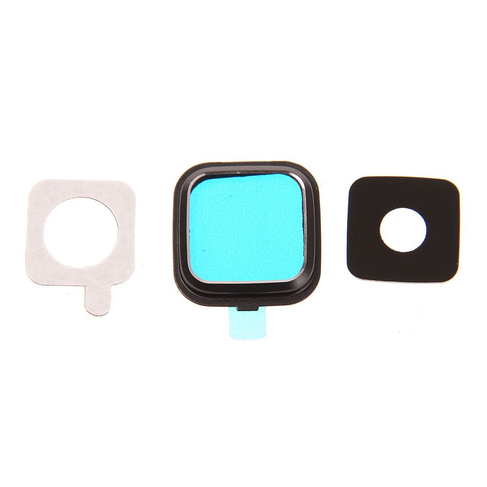 Contour / Vitre cache caméra Samsung Galaxy Note 4 (N910F) Noir