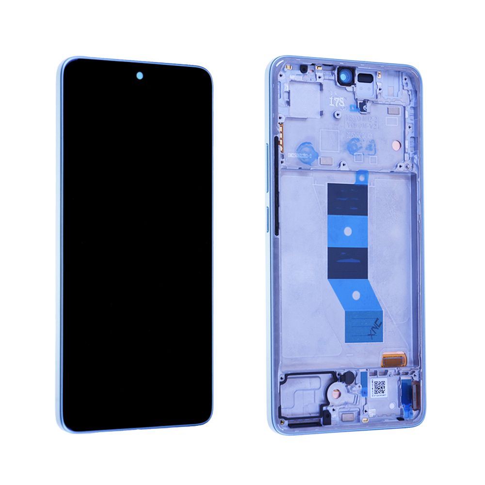 Écran Xiaomi Redmi Note 14 5G Cyan / Poco M7 Pro + Châssis Origine