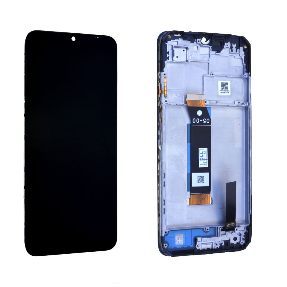 Écran Xiaomi Poco M5 4G / Poco M4 5G Noir + Châssis Reconditionné (PIEC)