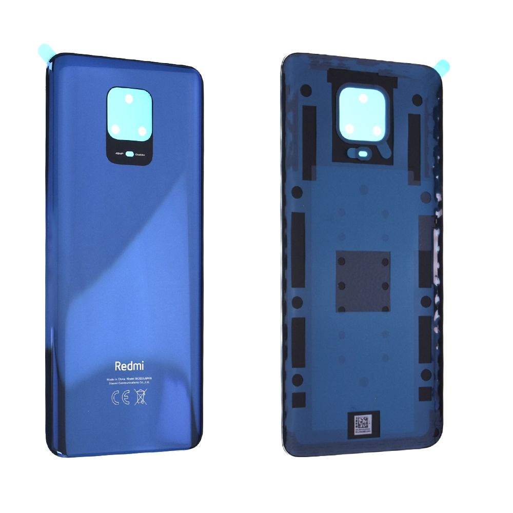 Vitre arrière Xiaomi Redmi Note 9S Noir Origine