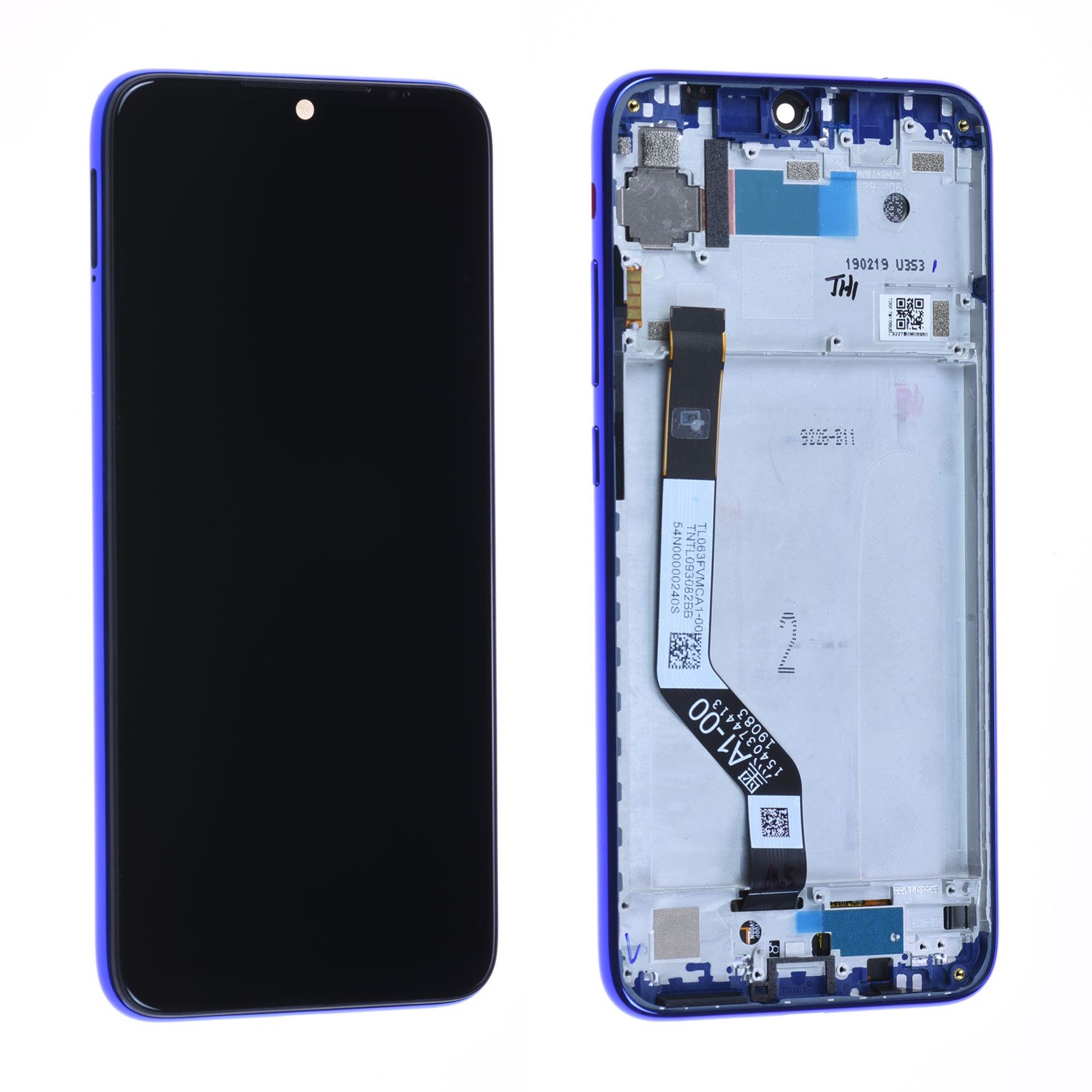 Écran Xiaomi Redmi Note 7 Bleu Neptune + Châssis Origine
