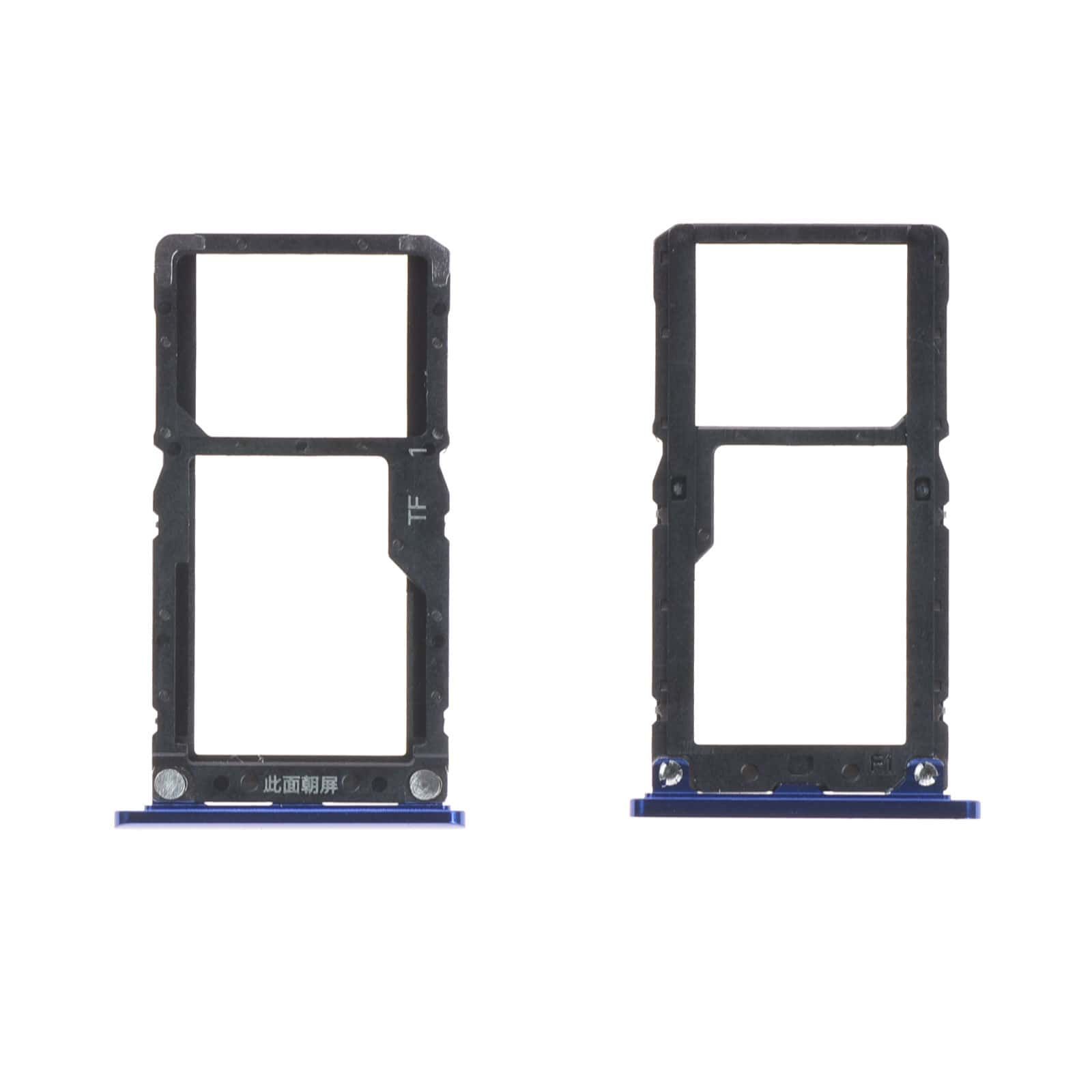 Tiroir SIM / SD Xiaomi Mi 8 Lite Bleu