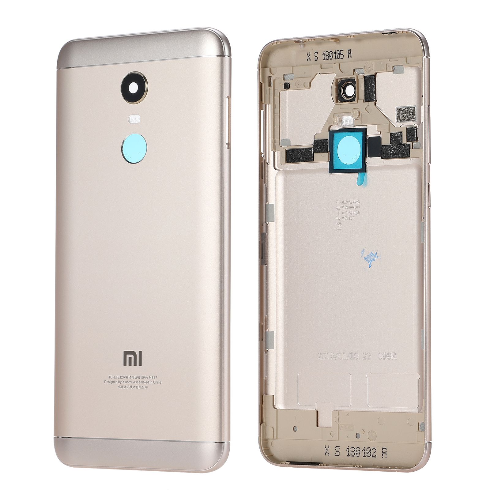Coque arrière / Châssis Xiaomi Redmi 5 Plus Or